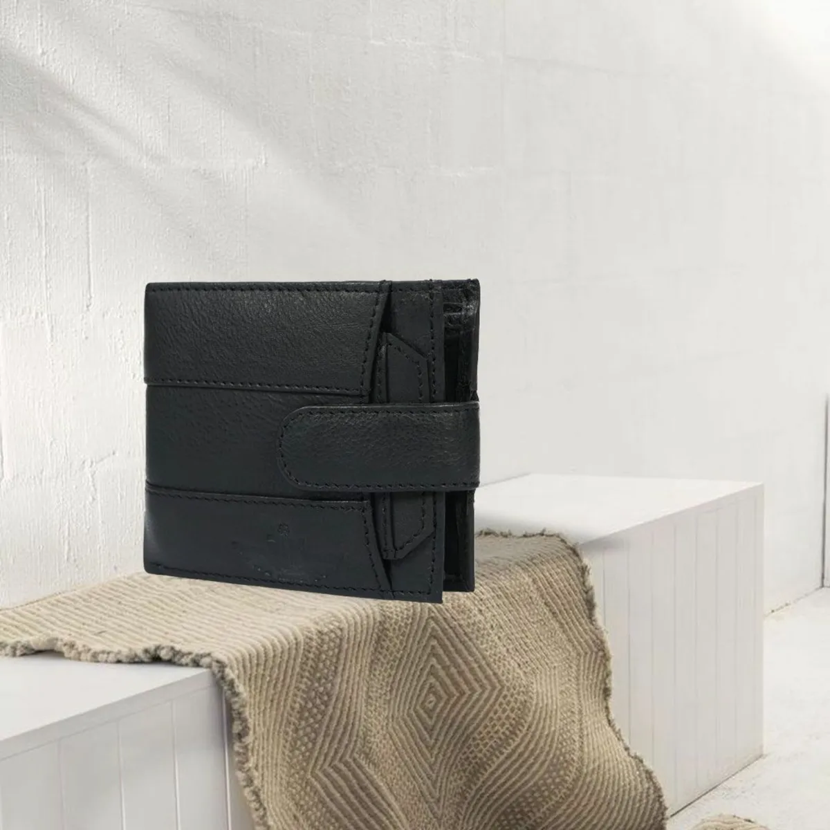 RFID Blocking  Leather Wallet  Bifold Card Holder - Image 4