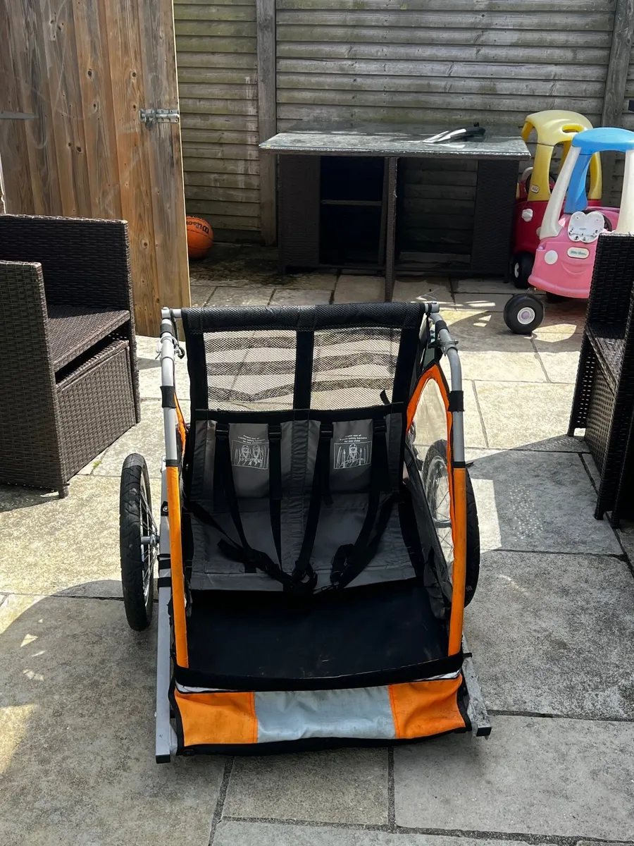 Halfords Double Child Bike Trailer - Image 3