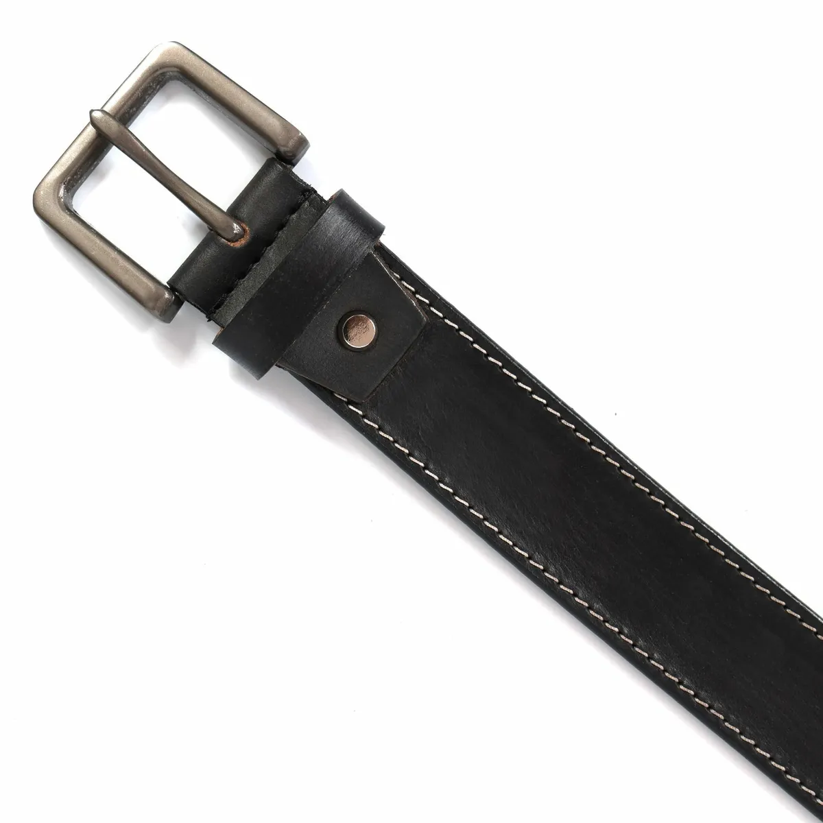 Genuine Leather Classic Handmade Men’s Belt - Image 4