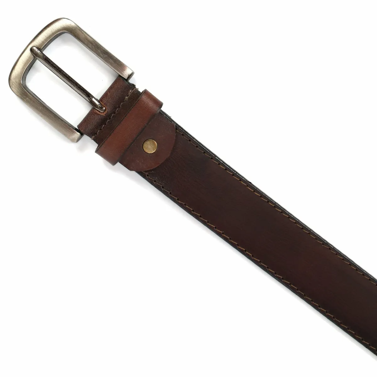 Genuine Leather Classic Handmade Men’s Belt - Image 2
