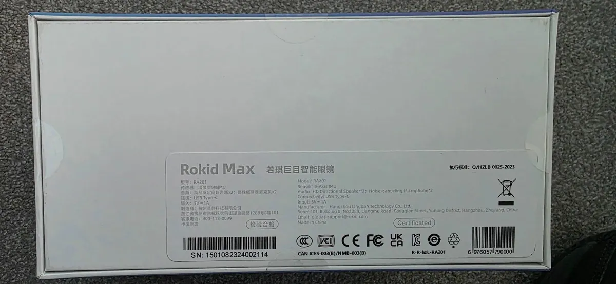 AR Glasses Rokid Max Joy Pack NEW - Image 3