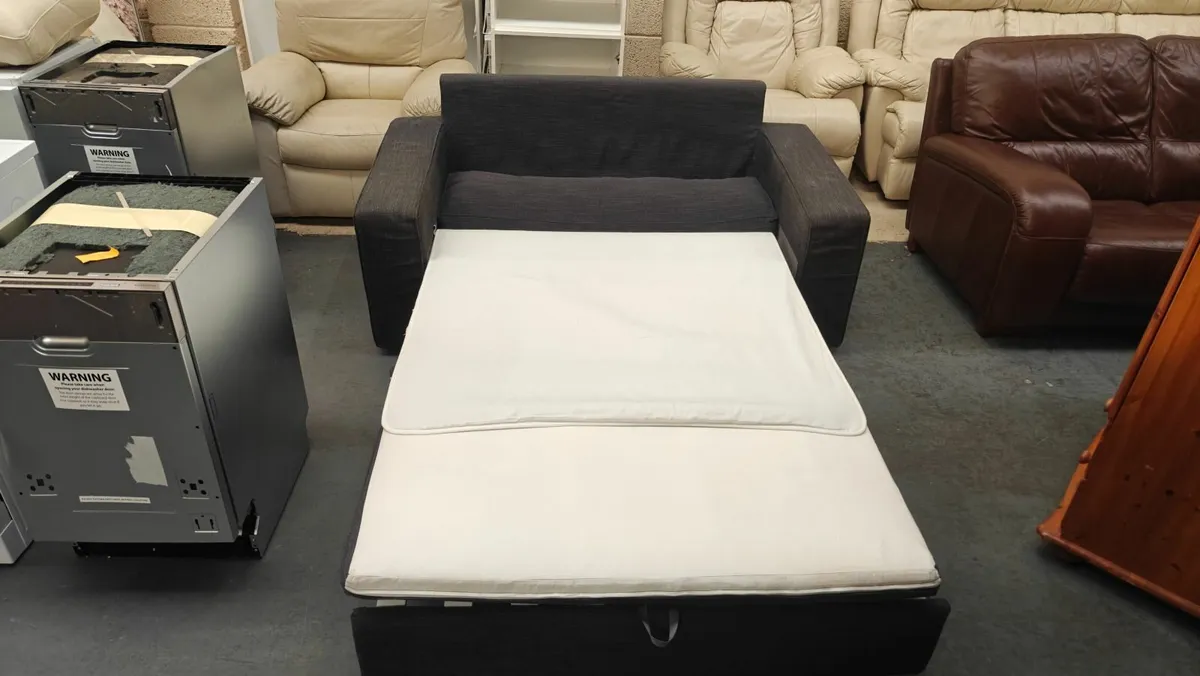Grey Sofa Bed - Image 1