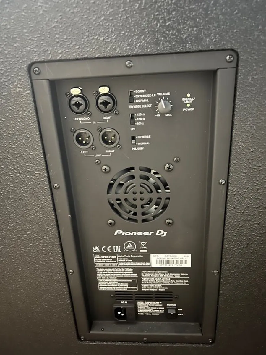 Pioneer 18" Active Subwoofer -  DJ XPRS1182S - Image 3