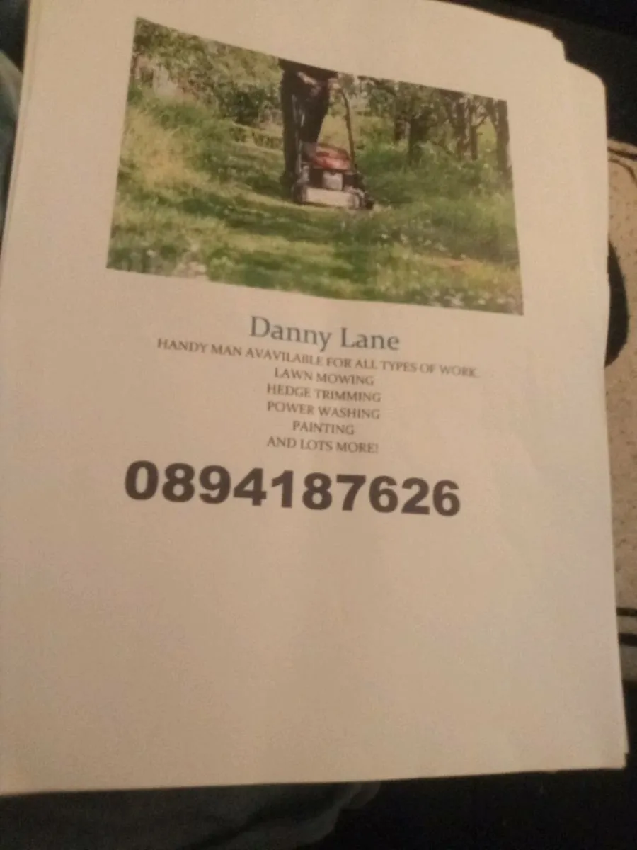 Handy man available