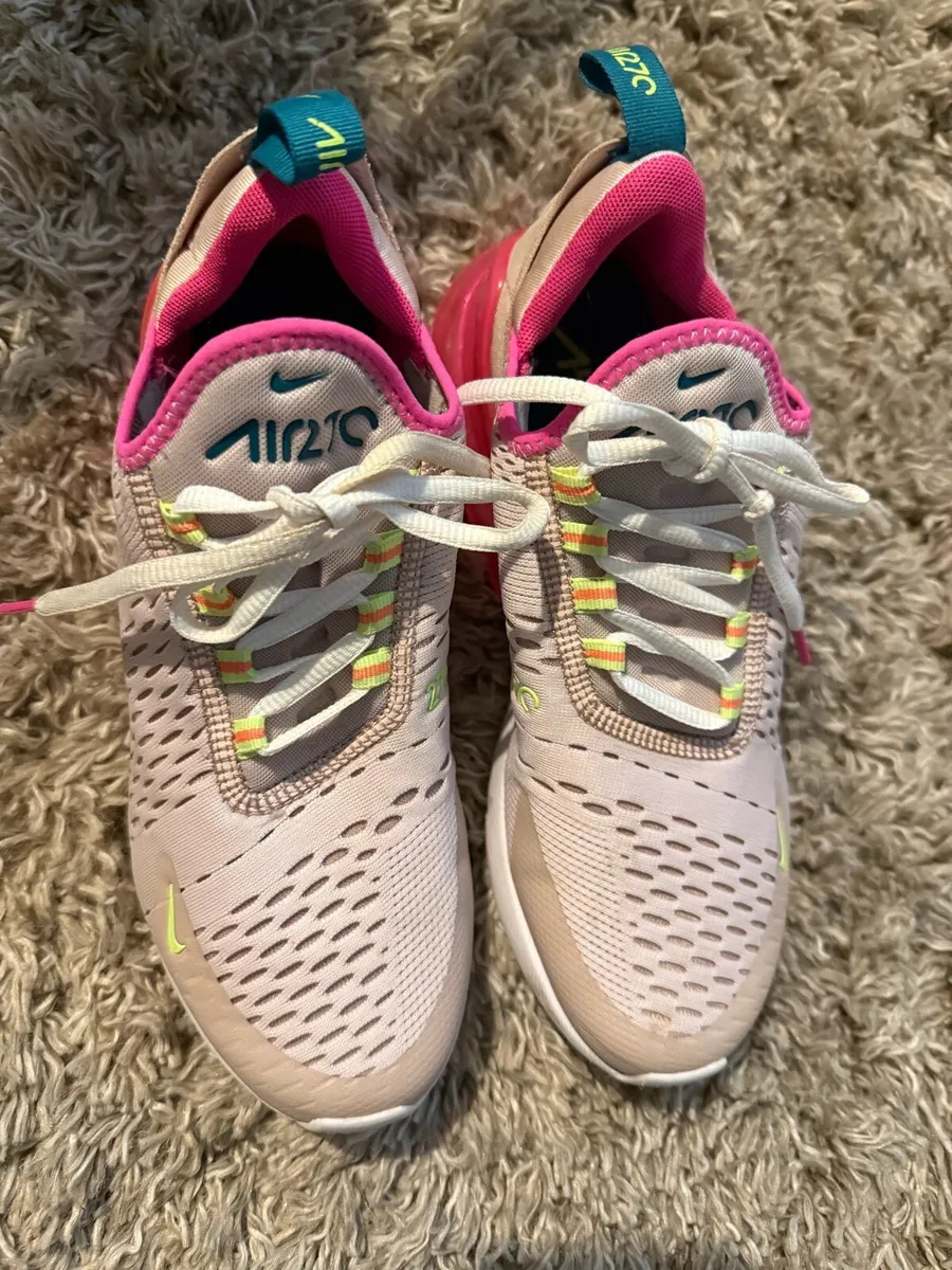 Nike Air Max 270 Sneakers Barely Rose Tan Pink - Image 1