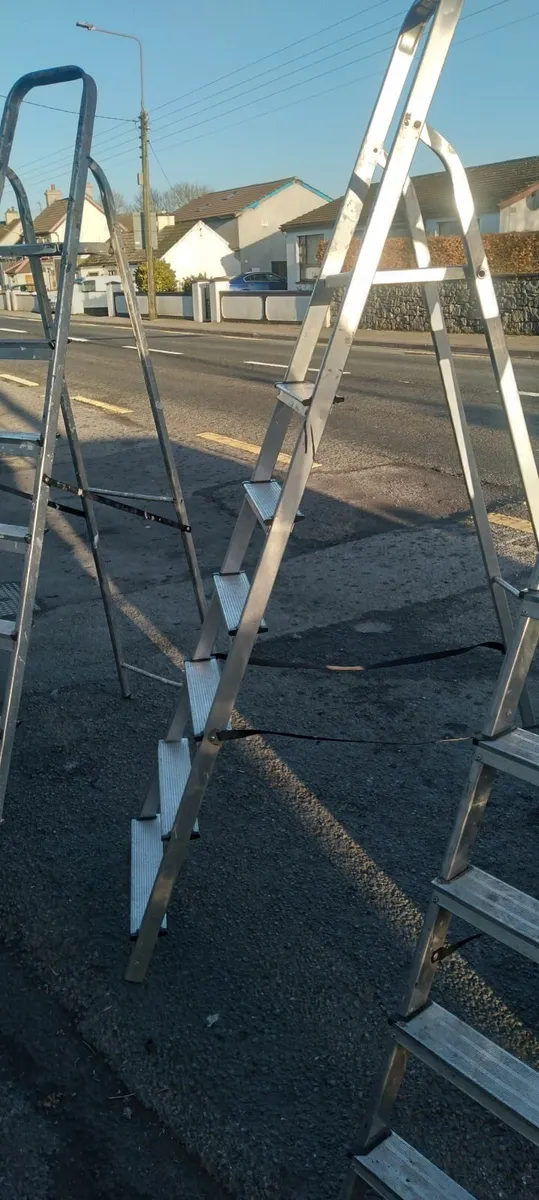 Step ladder6  foot long 1 left price too sell - Image 2
