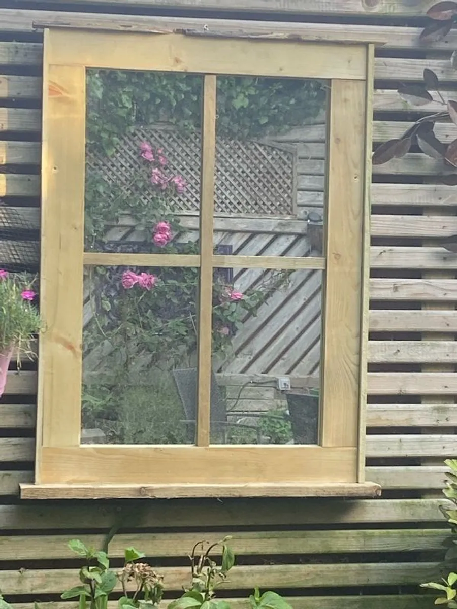Garden reflection mirror window - Image 1