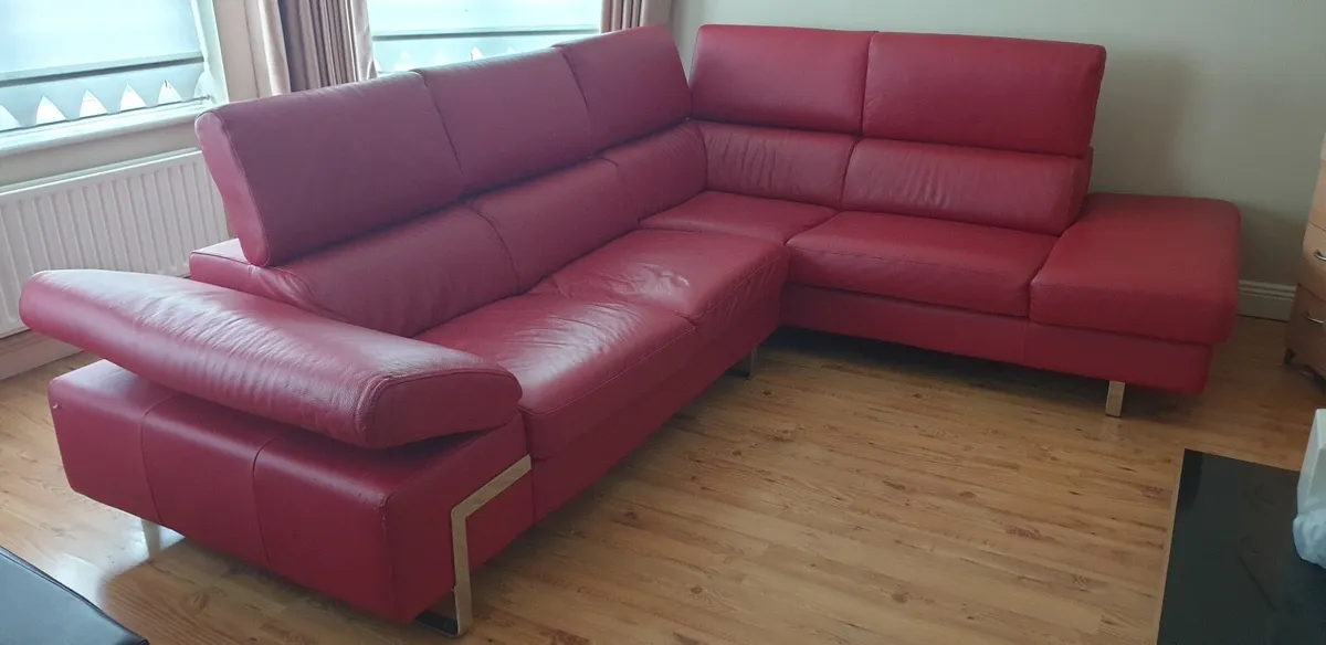 Real Leather High End Couch by Poltrone Sofa' - Image 1