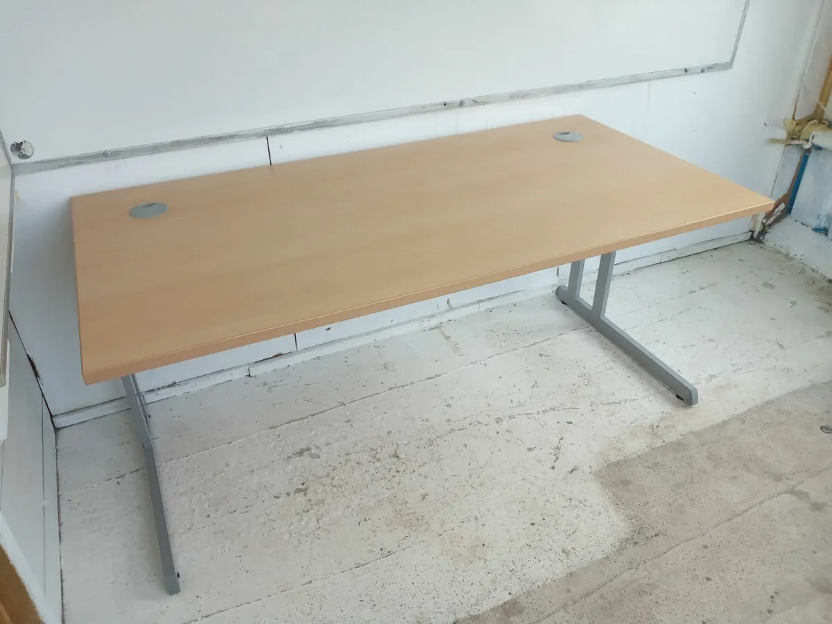 Delivery - 4 x Office Desks Good Condition - Image 2