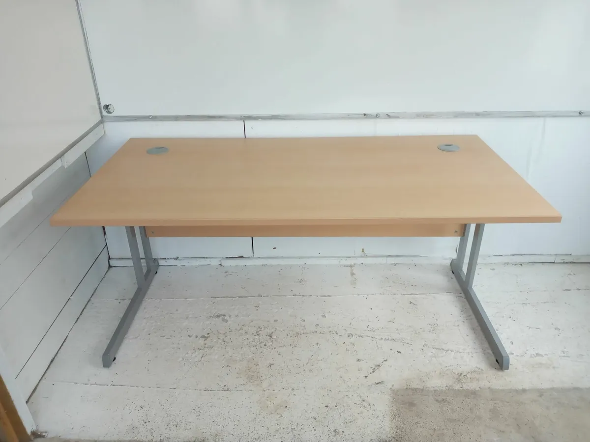 Delivery - 4 x Office Desks Good Condition - Image 4