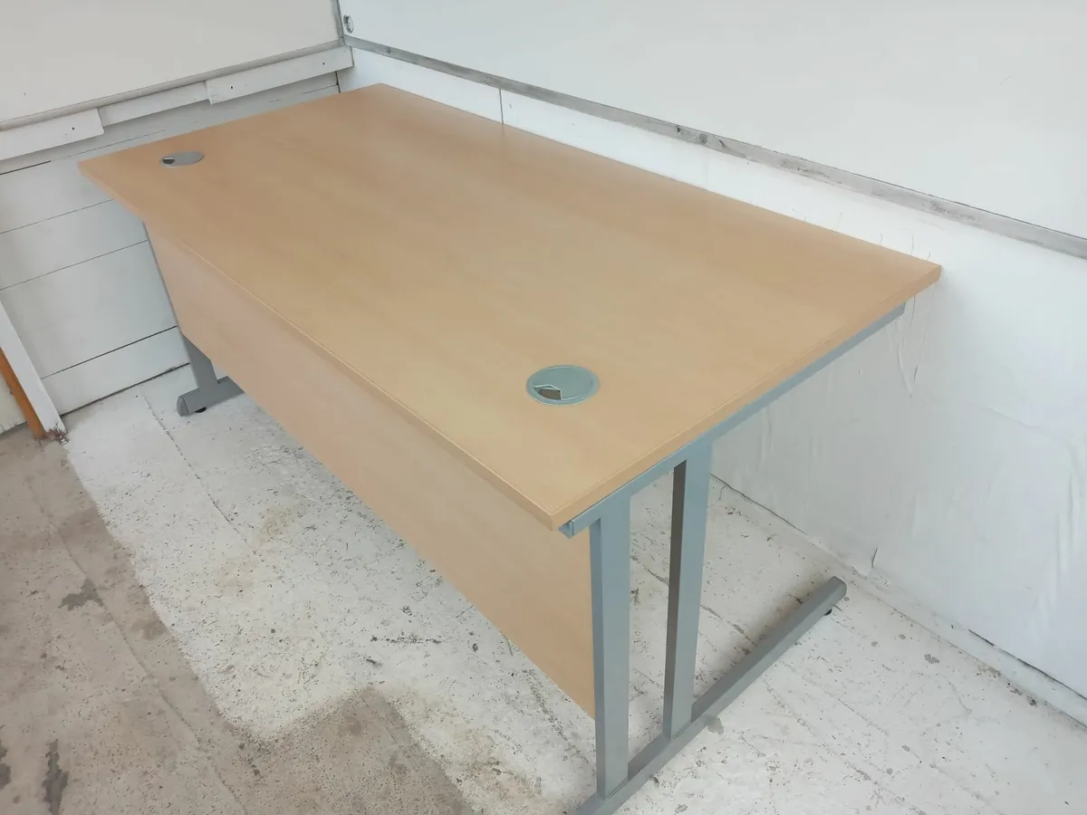 Delivery - 4 x Office Desks Good Condition - Image 1