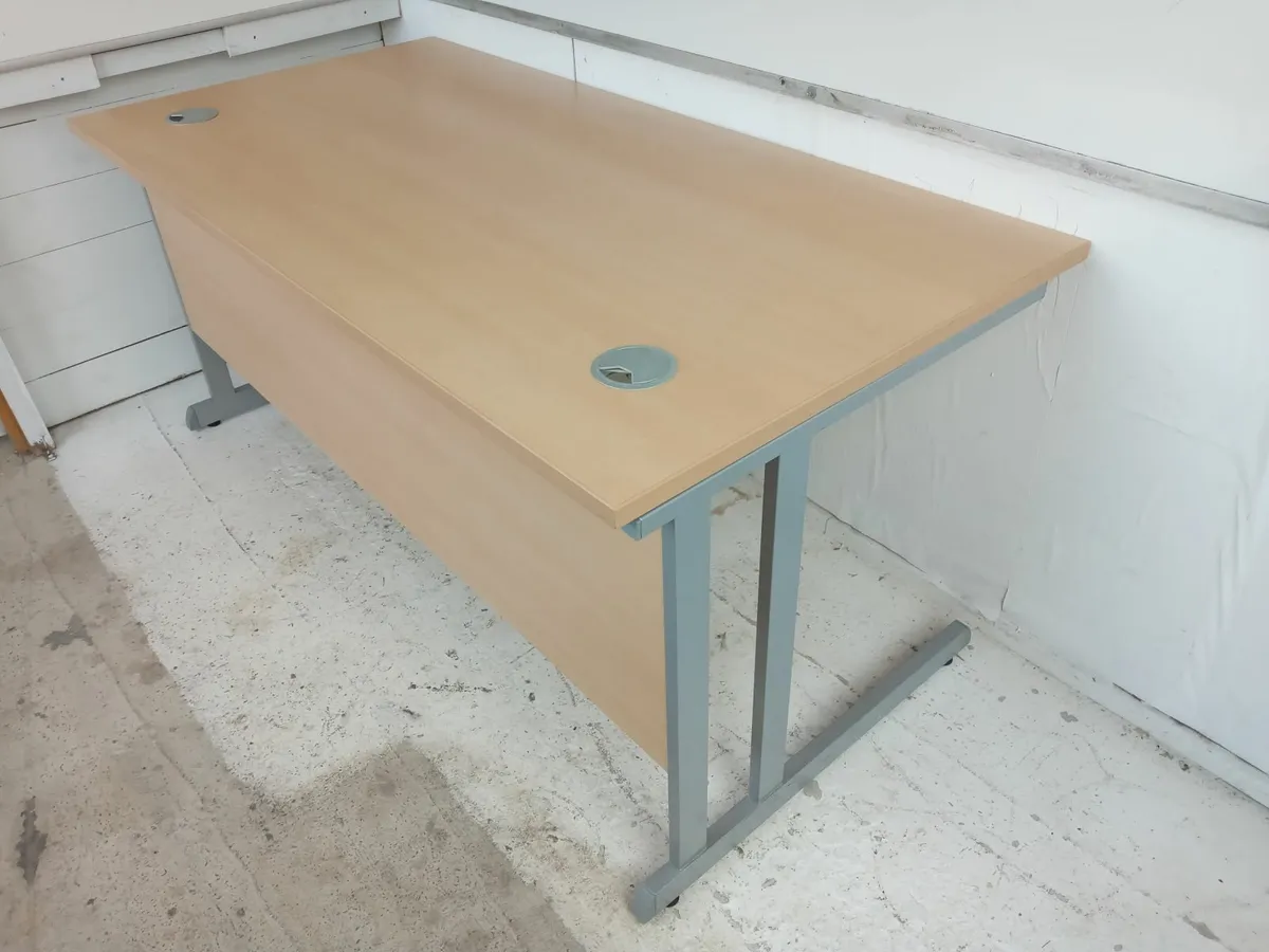 Delivery - 4 x Office Desks Good Quality - Image 1