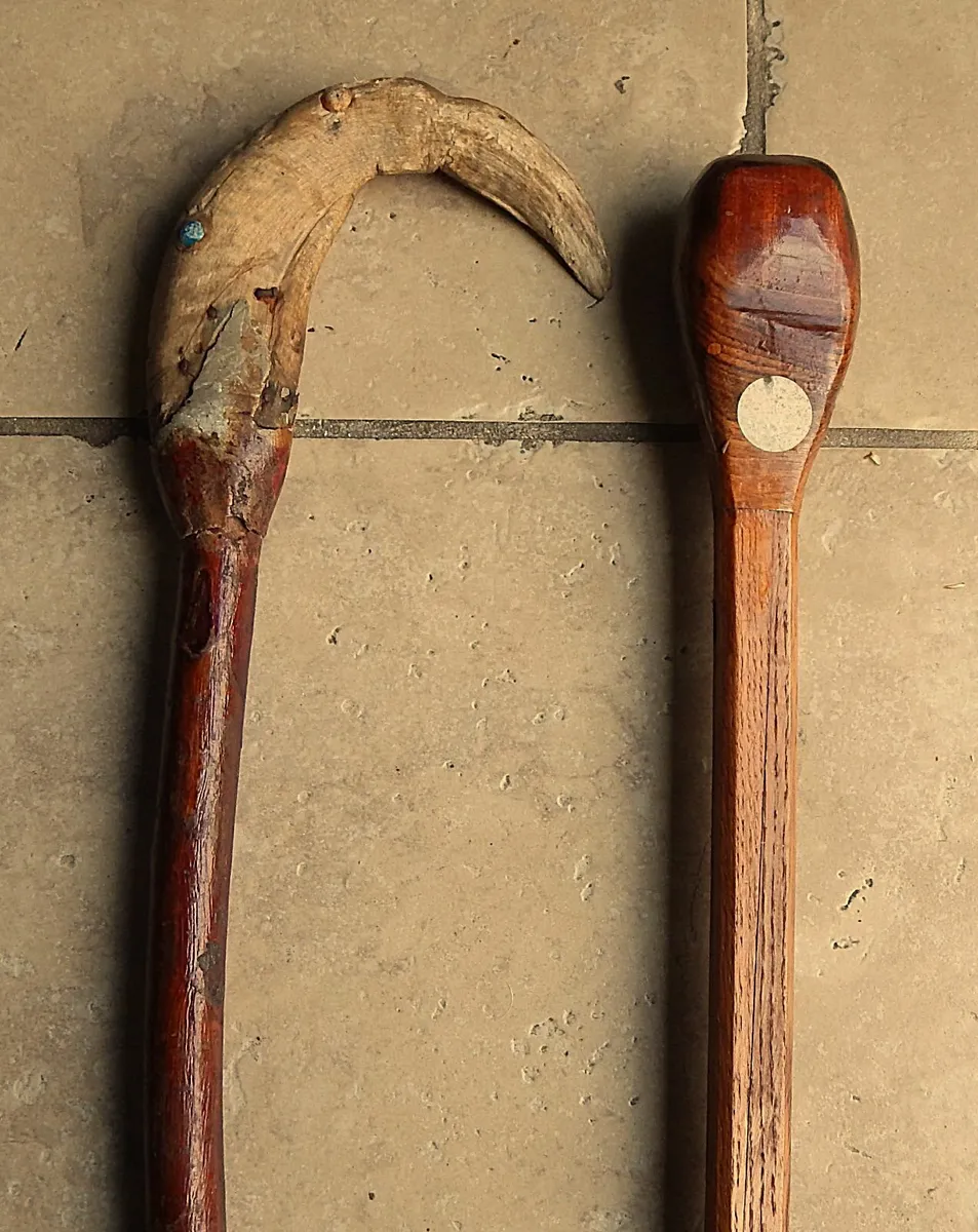 Selection of 4 Hand Crafted Walking Sticks - Image 4