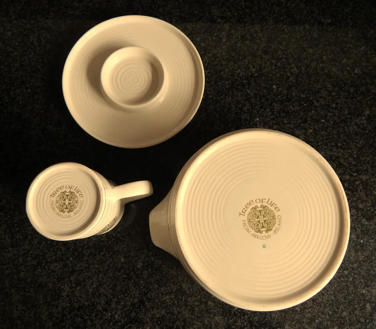 Arklow Pottery ‘Tree of Life’ design Jug & Dish - Image 3