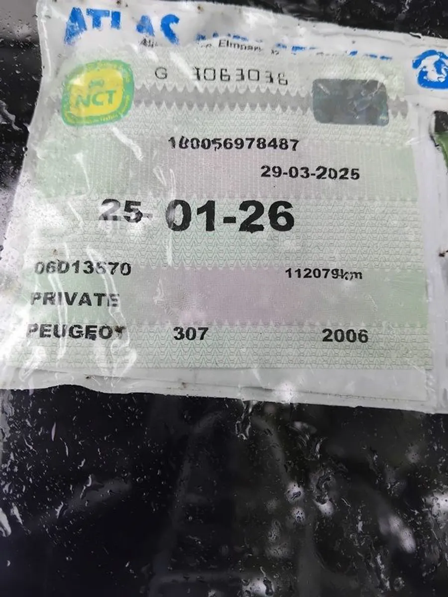 2006 Peugeot 307 taxed and tested - Image 3