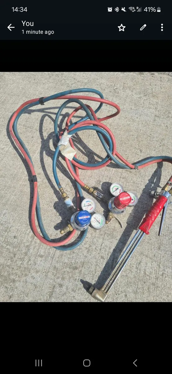 Oxy Acetylene,  hoses, torches and gauges in new - Image 2