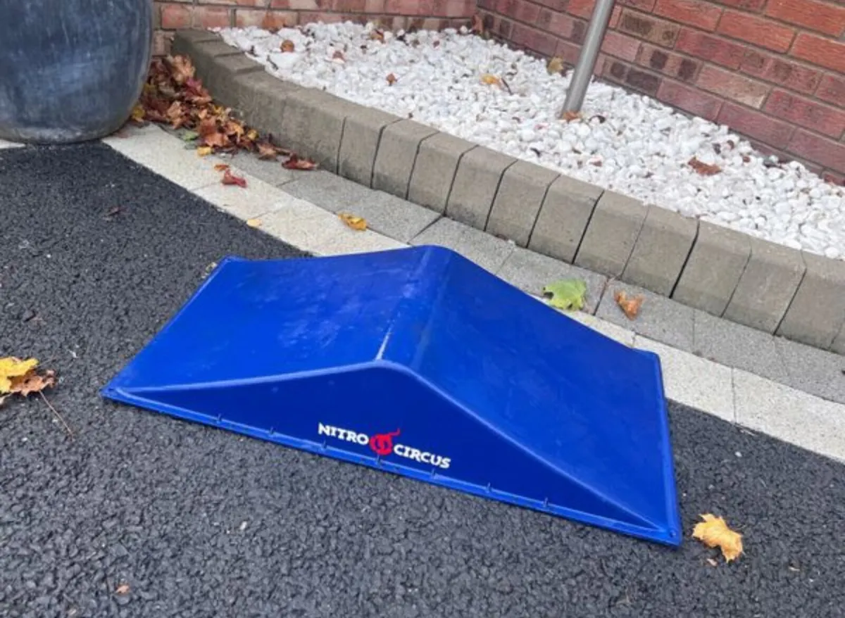 Bike or skateboard ramp in swords