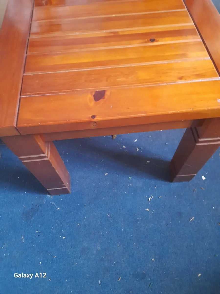 Mexican solid pine coffee table - Image 4