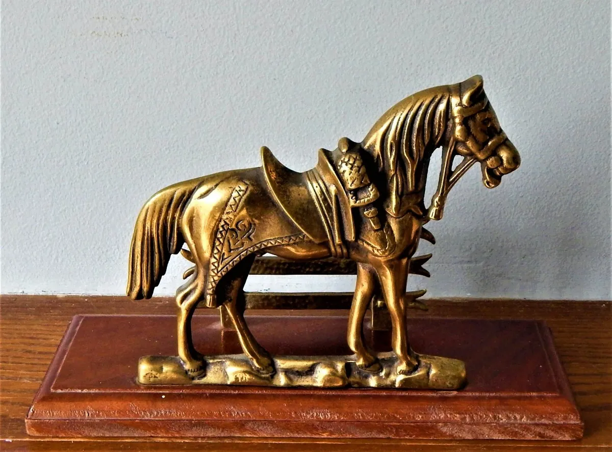 Peerage brand Brass Equestrian Figurine - Image 2