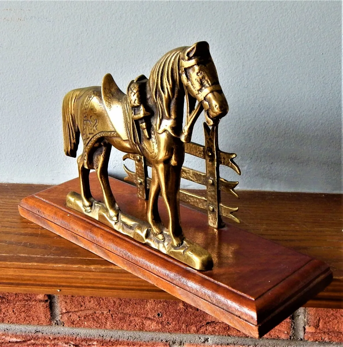Peerage brand Brass Equestrian Figurine - Image 3