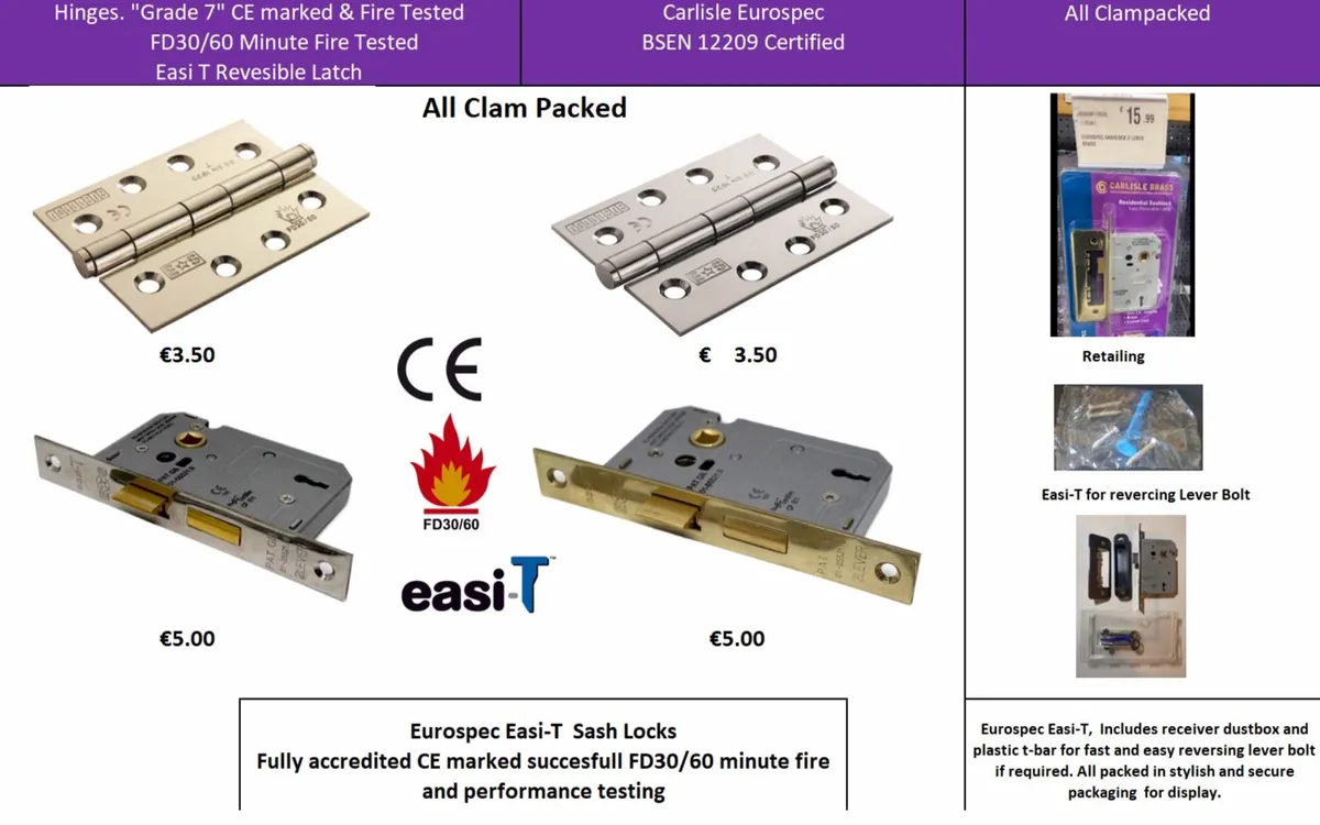 Door Locks & Hinges