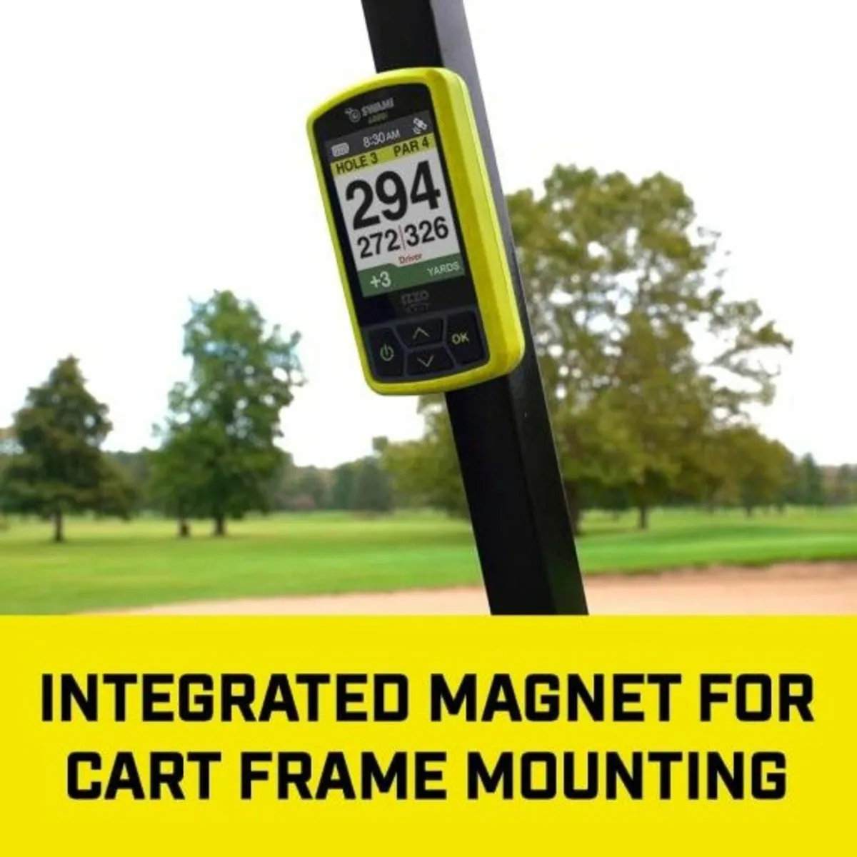 Izzo Swami 6000i Golf GPS - Yellow - Image 2