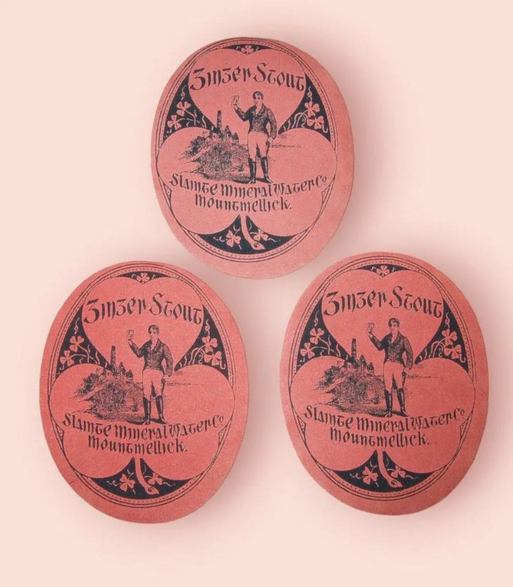 Trio Of 'Slainte Mineral Water Co' Vintage Labels - Image 3