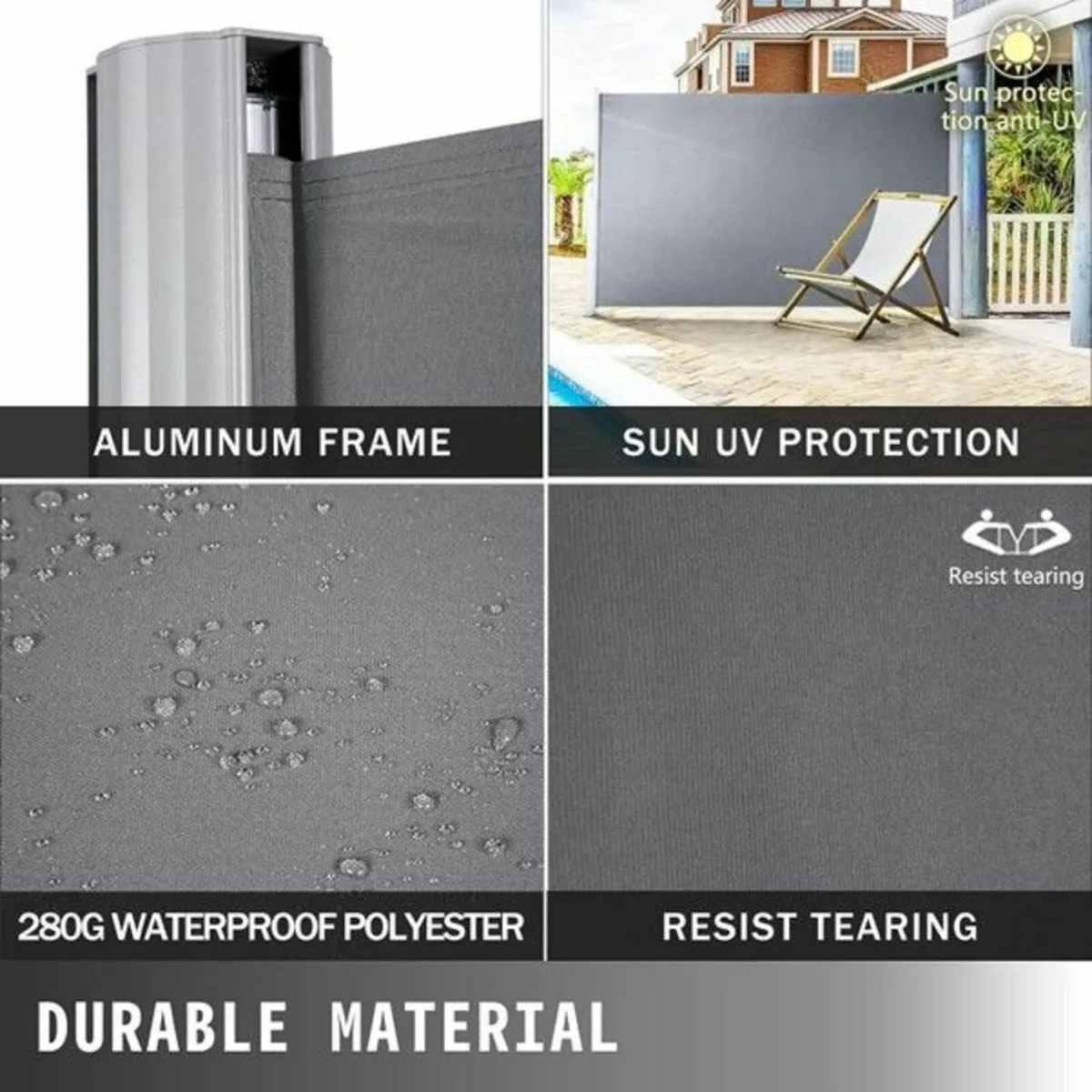 Privacy screen for mobile home /caravan or balcony - Image 1