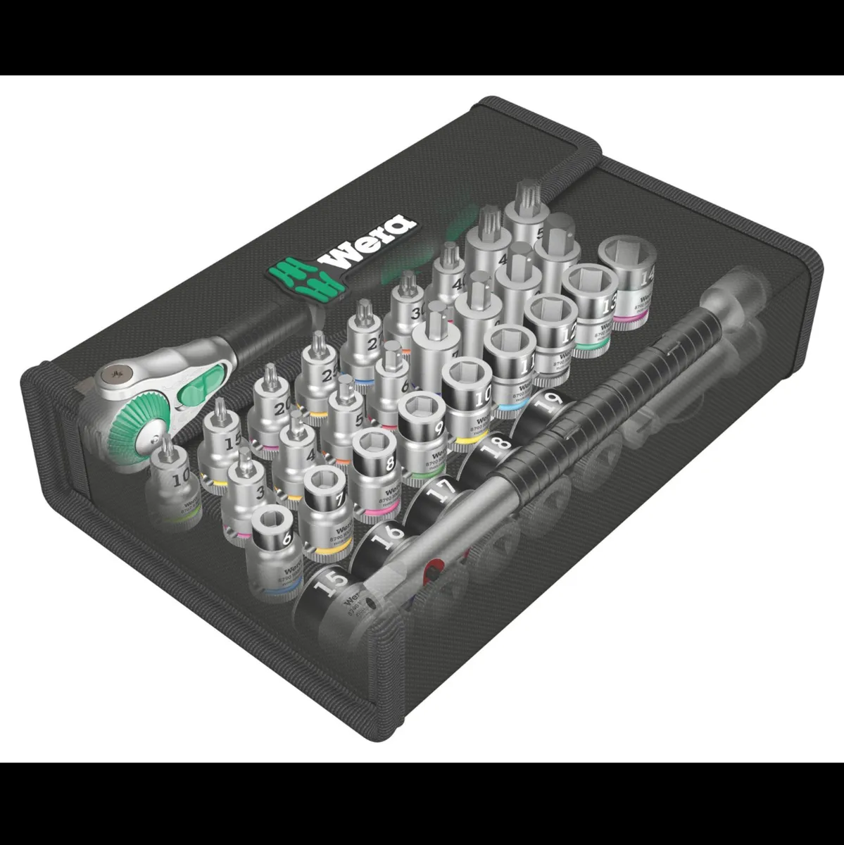 Wera 35 Piece Ratchet, socket & Bit Set - New - Image 1