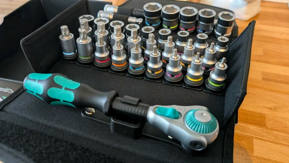 Wera 35 Piece Ratchet, socket & Bit Set - New - Image 2