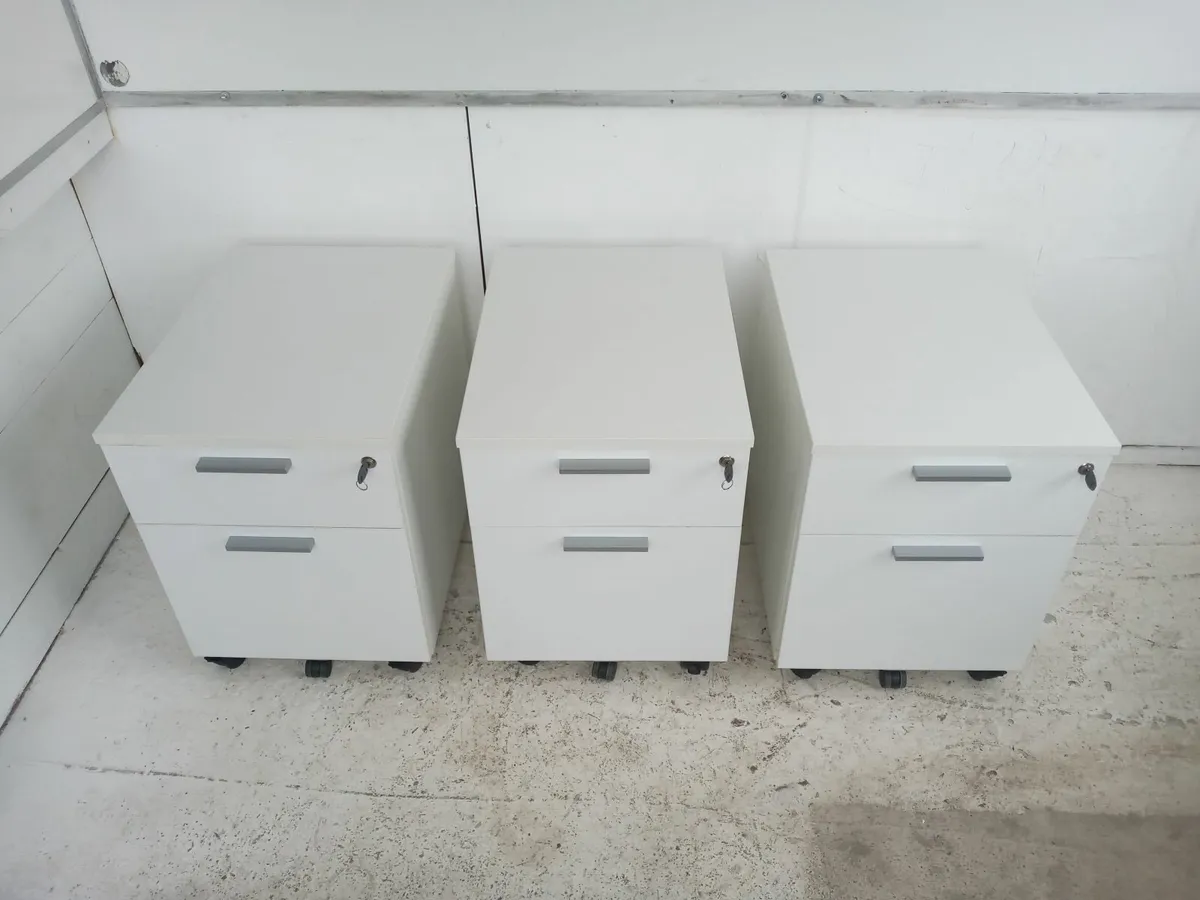 Delivery - 8 x Pedestals of Drawers with Locks - Image 3