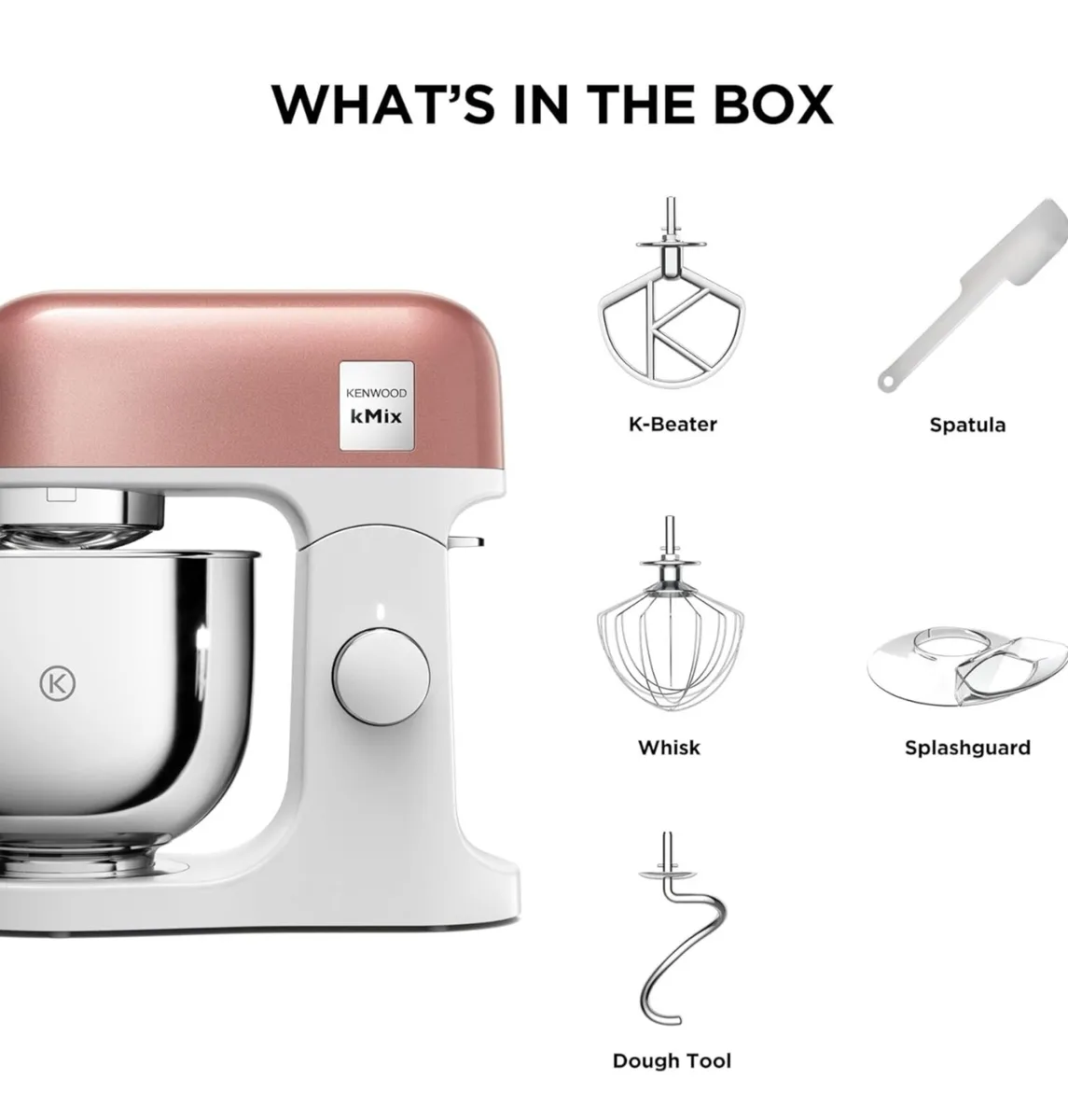 Kenwood kMix Editions Kitchen Machine, 5 l Stainle - Image 2