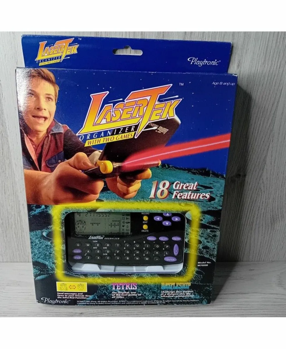 PLAYTRONIC LASERTEK ORGANIZER WITH GAMES TETRIS