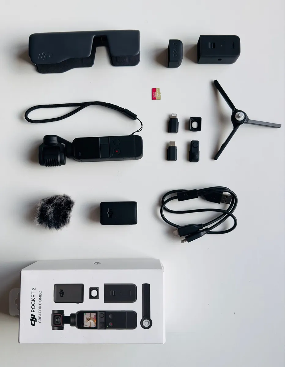 DJI OSMO POCKET 2 Creator Combo + 256GB SD Card - Image 1