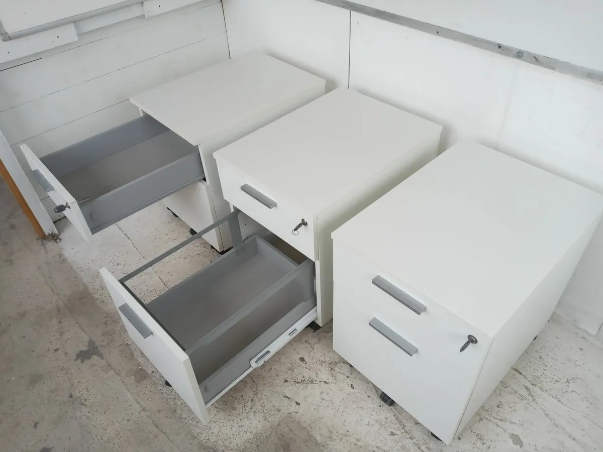 Delivery - 8 x Pedestals of Drawers with Locks - Image 2