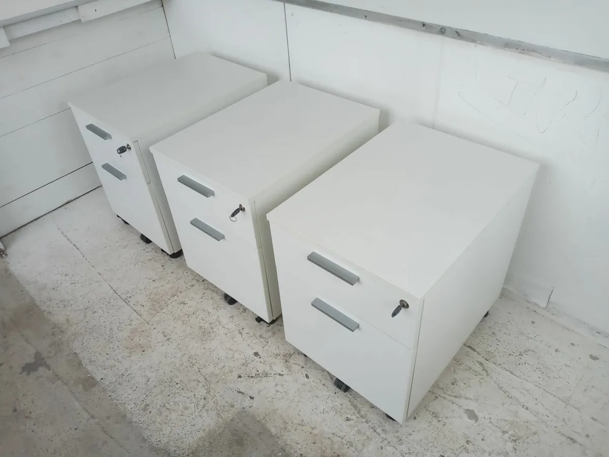 Delivery - 8 x Pedestals of Drawers with Locks - Image 3