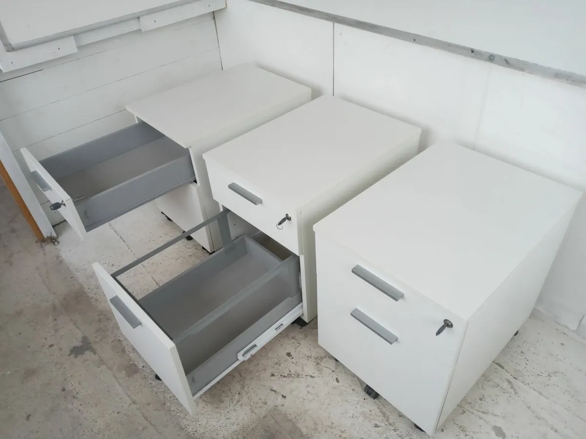 Delivery - 8 x Pedestals of Drawers with Locks - Image 4