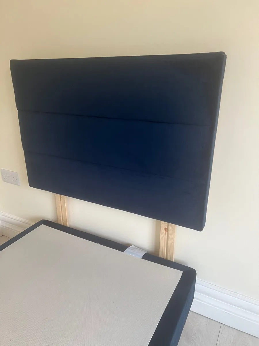 Two single headboards and two divan bases - Image 2