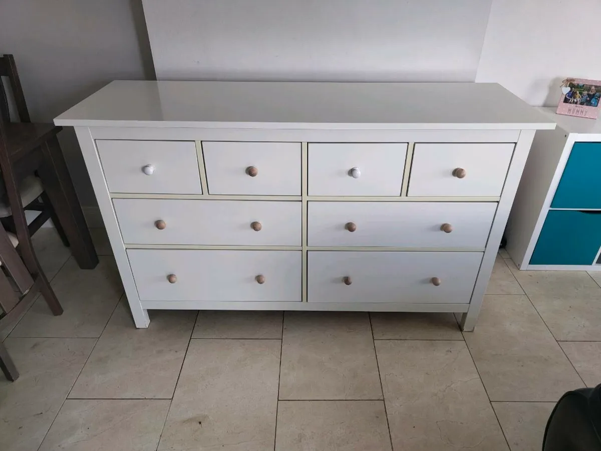 IKEA Hemnes 8 drawer chest of drawers - Image 1