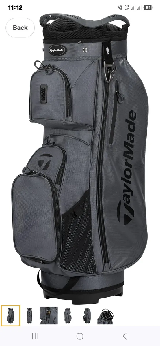 New Taylormade cart bag