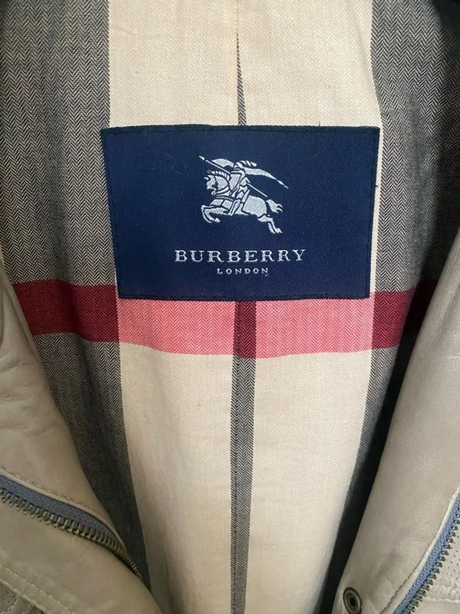 Burberry leather jacket - Image 2
