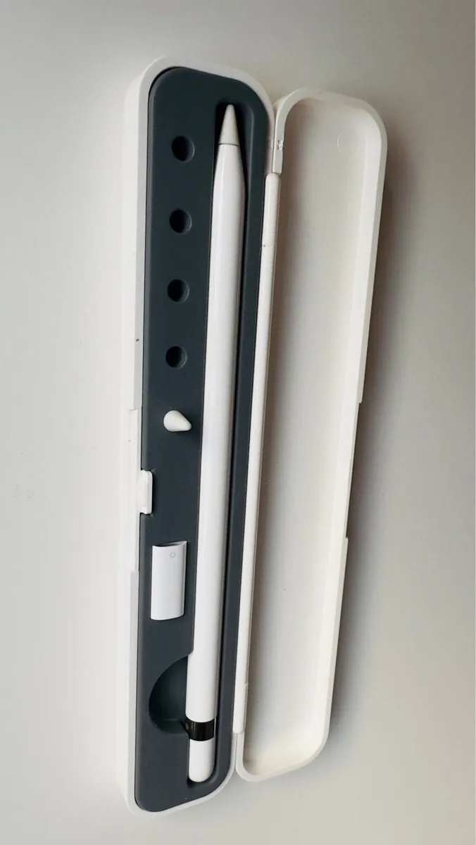 Apple Pencil (1st Gen) + Case, Nib, Adapters - Image 4