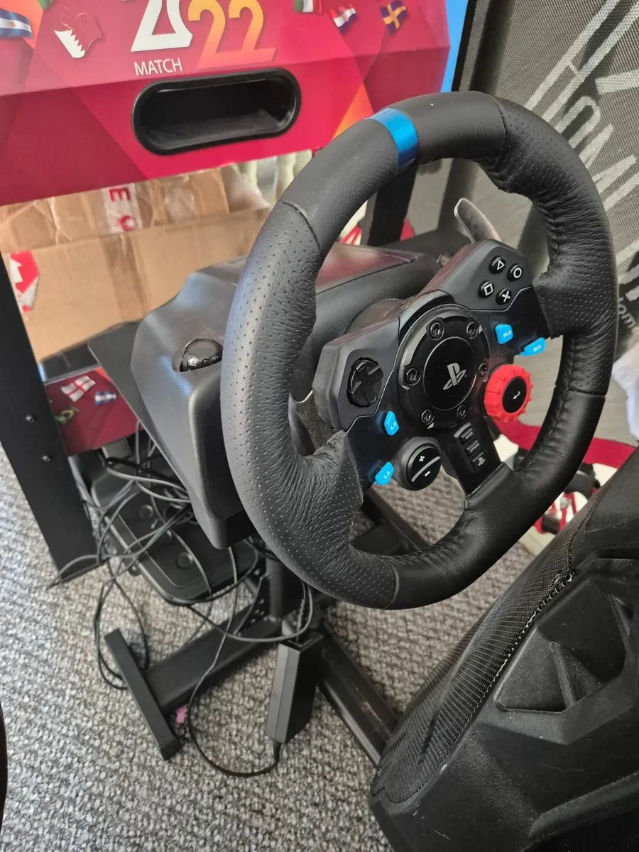 Logitech stearing wheel pedals with adx firebird c - Image 2