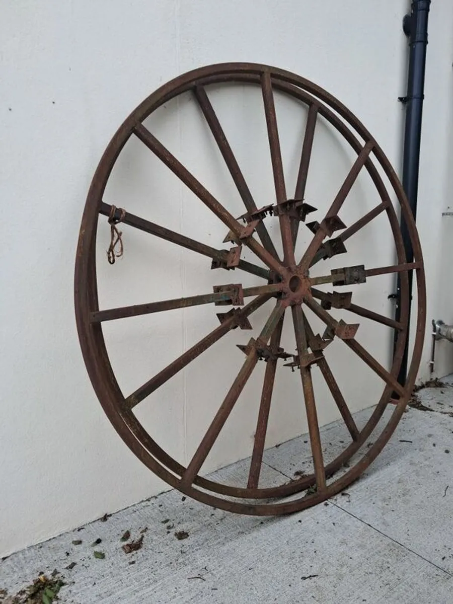 cast iron cart wheels
