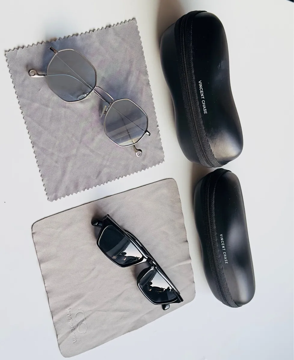 Sunglasses Unisex Stylish Good Condition with Case - Image 1