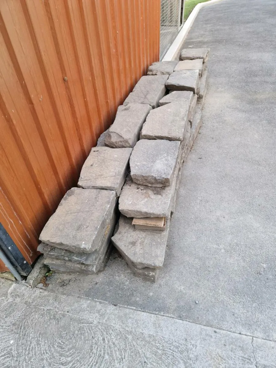 Old limestone slabs - Image 4