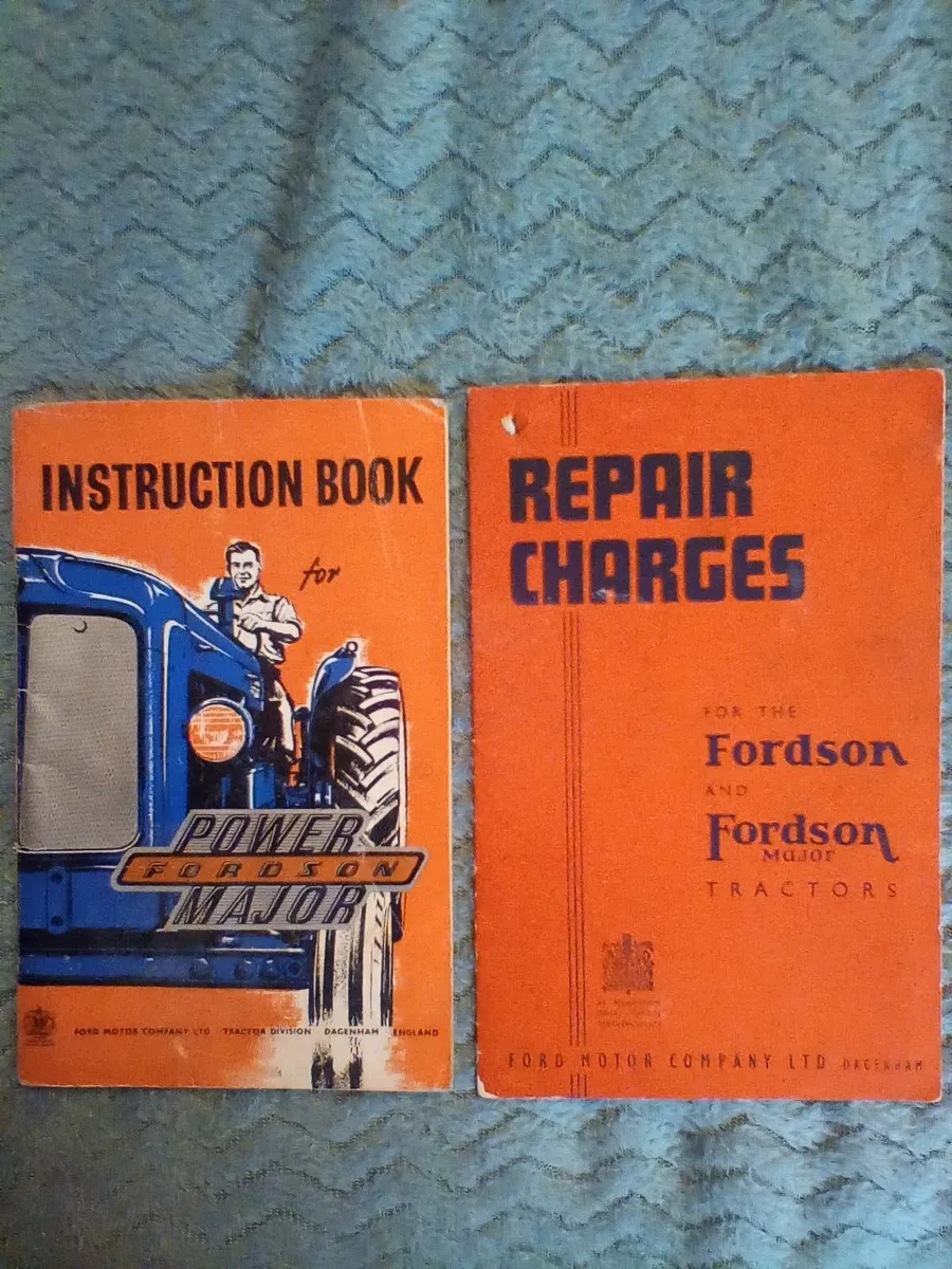 Vintage fordson major manuals