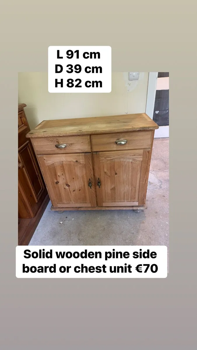Wooden side board cabinet - Image 2