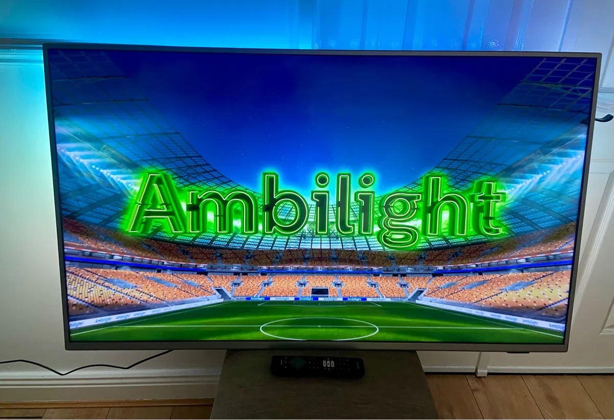 Phillips 50” 4K Smart Ambilight TV - Image 1
