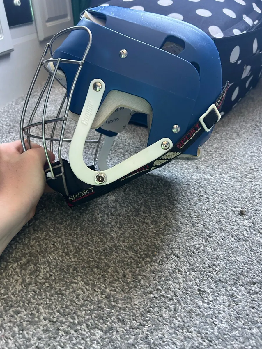 Blue cooper hurling helmet - Image 2